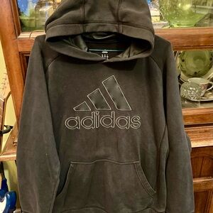 Adidas Men's Charcoal Hoodie Size M